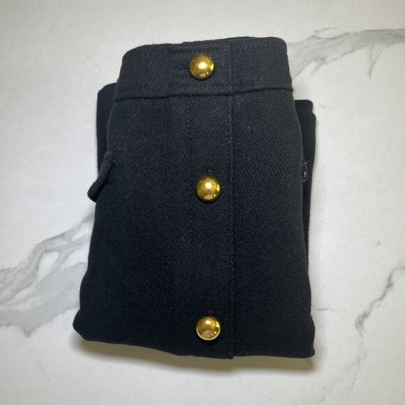 Ann Taylor Loft Womens Black Wool Blend Skirt Pockets Fully Lined Size 6 NWOT - Picture 12 of 12